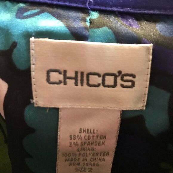 Chicos new without tags jacket perfect beautiful lining size large (2) - Picture 4 of 4